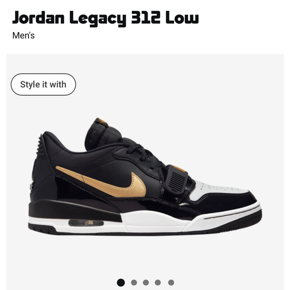 NWT. Jordan 312 Legacy Low. Sz 10.5